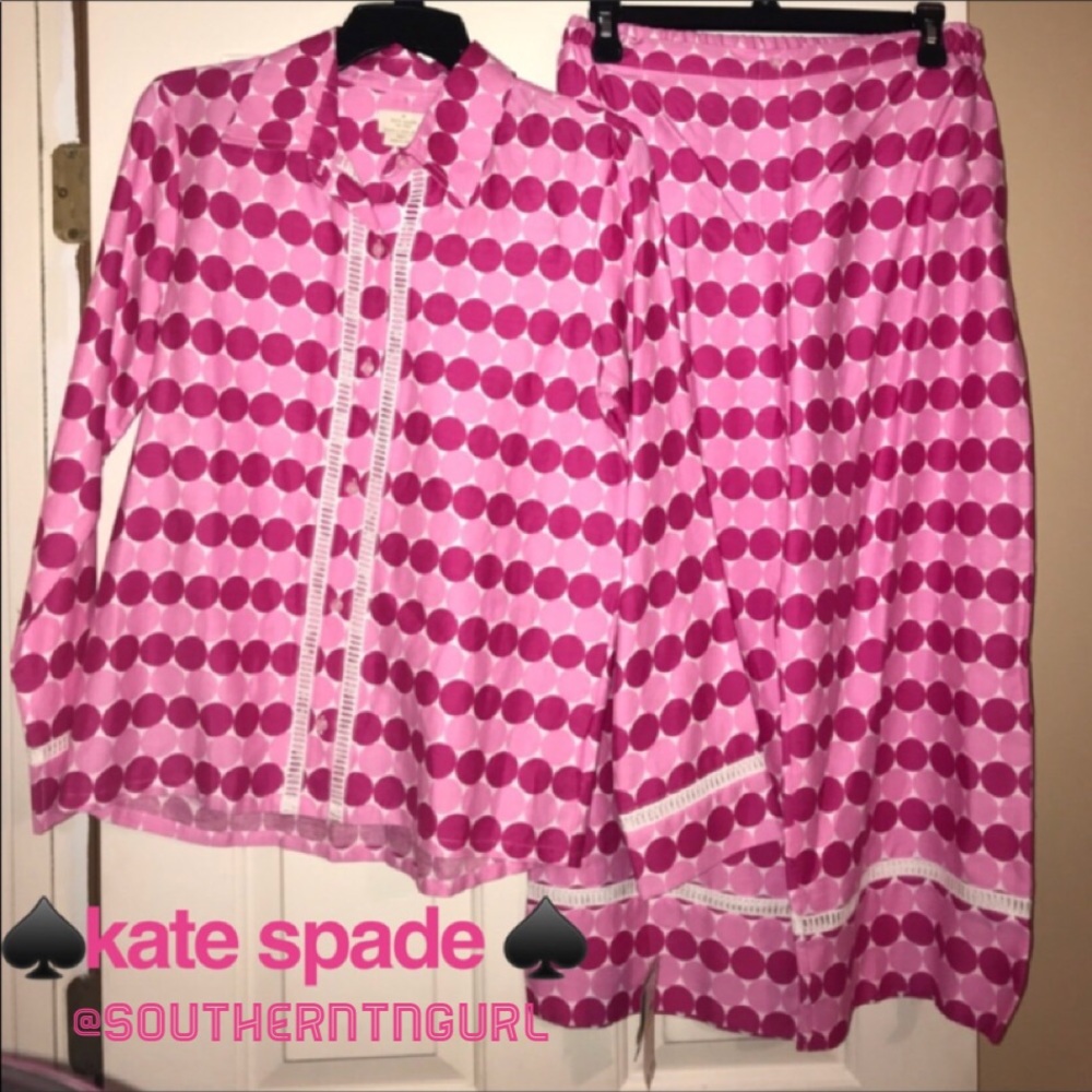 NWT KATE SPADE ”Polka Dot” Pajama Set Pajamas